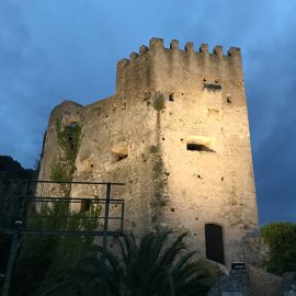 Mise en lumière château Roquebrune Cap Martin