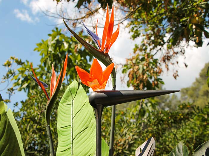 Projecteur extérieur floral oiseau du paradis