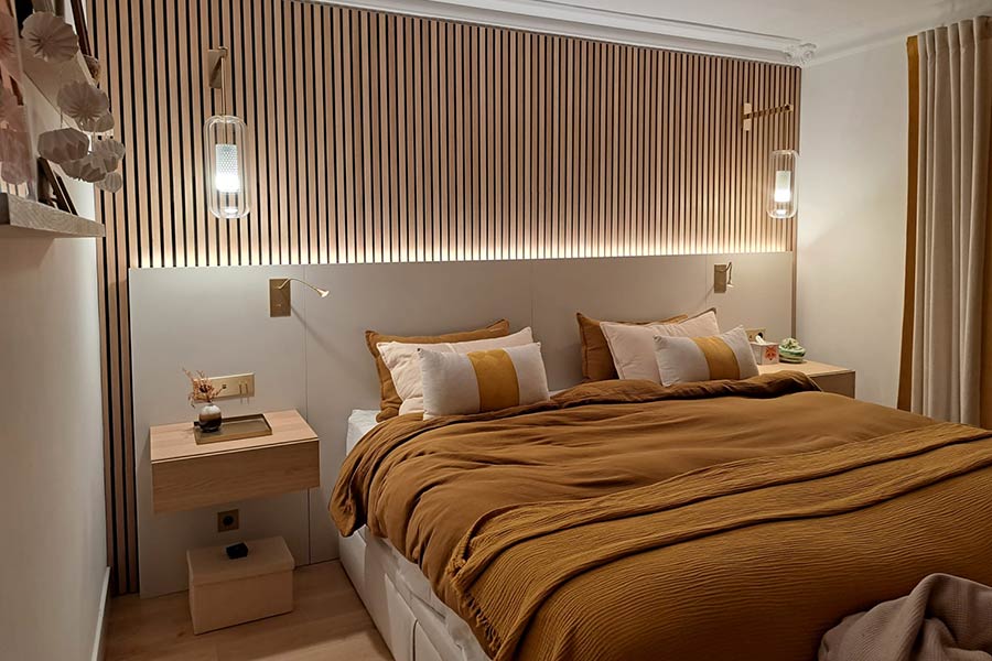 Chambre de l'appartement ML